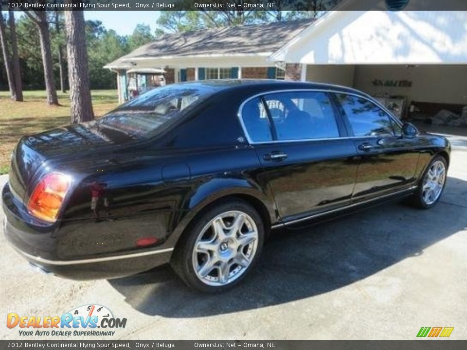 2012 Bentley Continental Flying Spur Speed Onyx / Beluga Photo #4