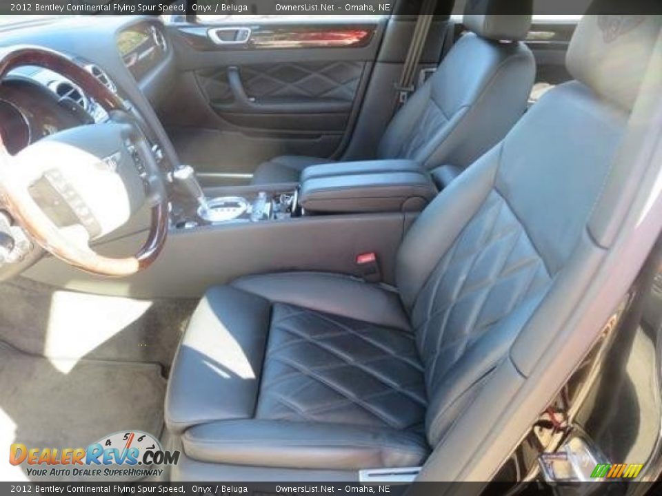 2012 Bentley Continental Flying Spur Speed Onyx / Beluga Photo #5