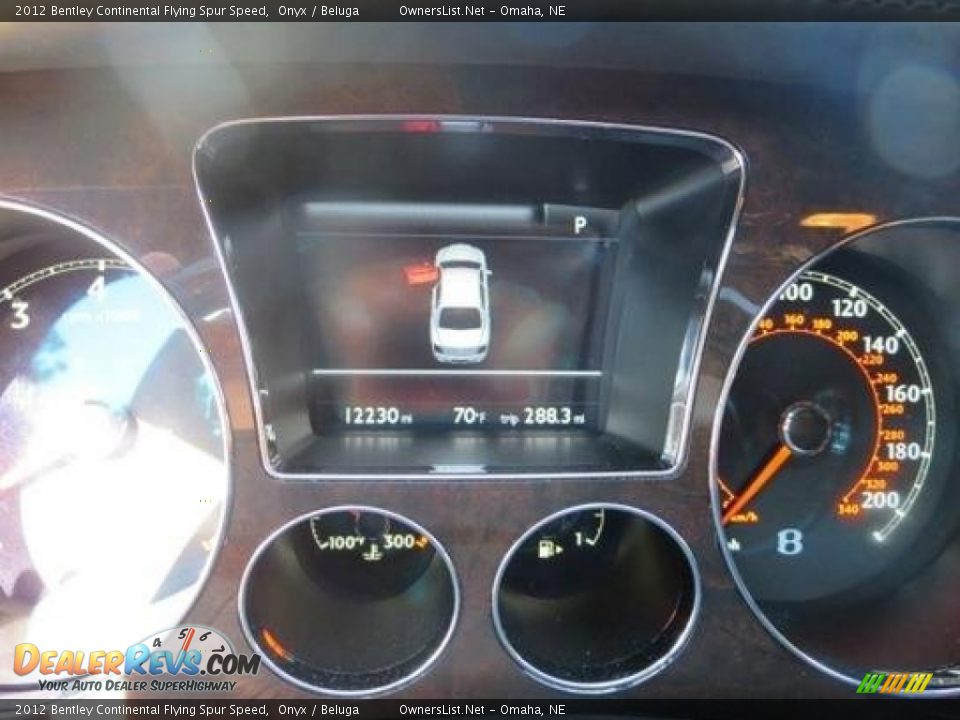2012 Bentley Continental Flying Spur Speed Onyx / Beluga Photo #6