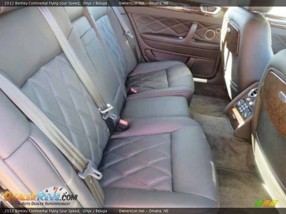 2012 Bentley Continental Flying Spur Speed Onyx / Beluga Photo #8