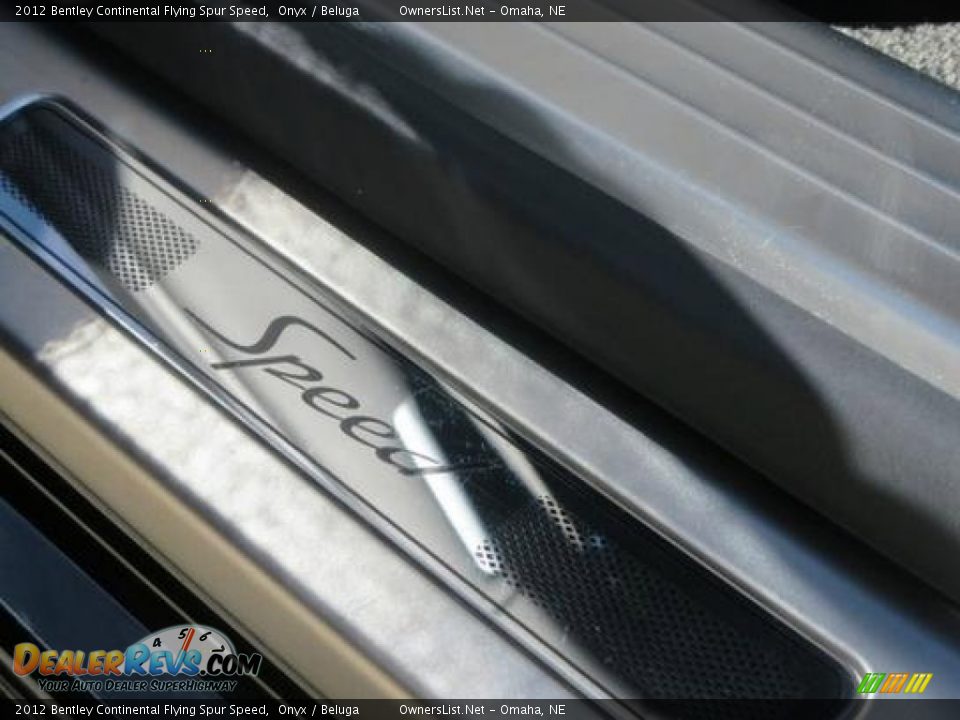 2012 Bentley Continental Flying Spur Speed Onyx / Beluga Photo #9