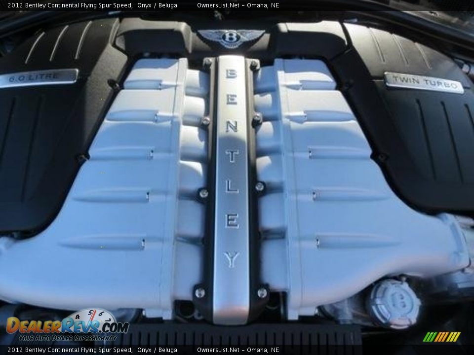 2012 Bentley Continental Flying Spur Speed Onyx / Beluga Photo #11