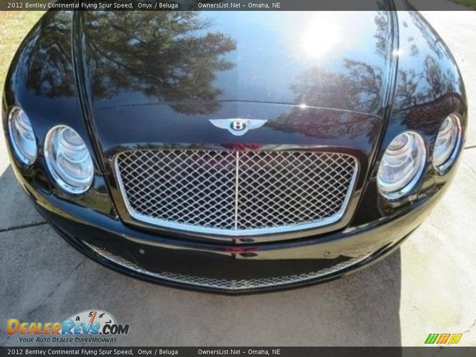 2012 Bentley Continental Flying Spur Speed Onyx / Beluga Photo #13