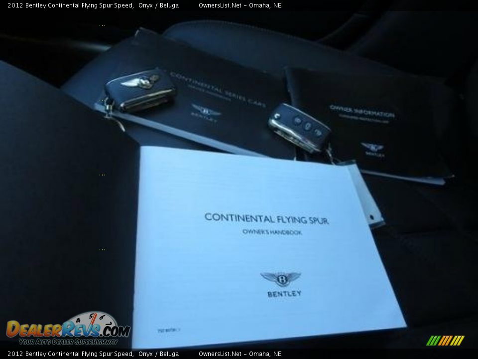 2012 Bentley Continental Flying Spur Speed Onyx / Beluga Photo #14