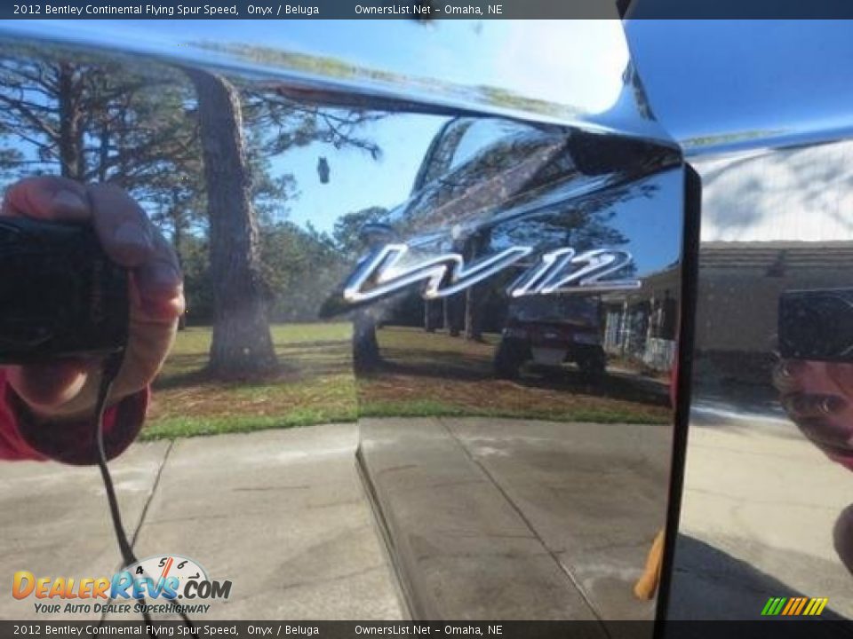 2012 Bentley Continental Flying Spur Speed Onyx / Beluga Photo #15
