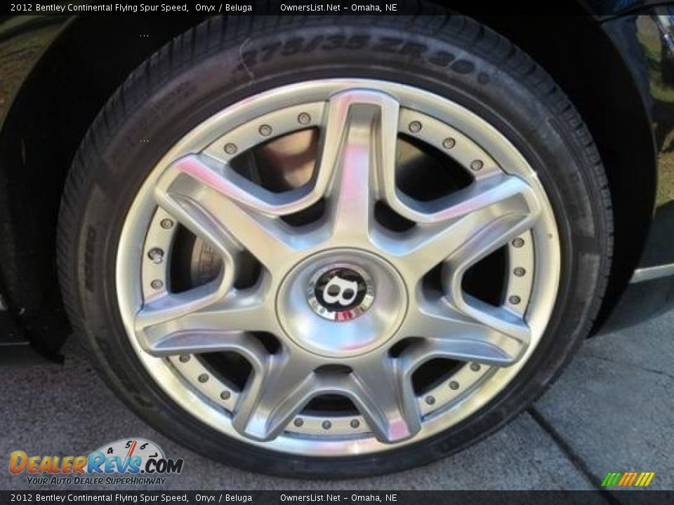 2012 Bentley Continental Flying Spur Speed Onyx / Beluga Photo #16