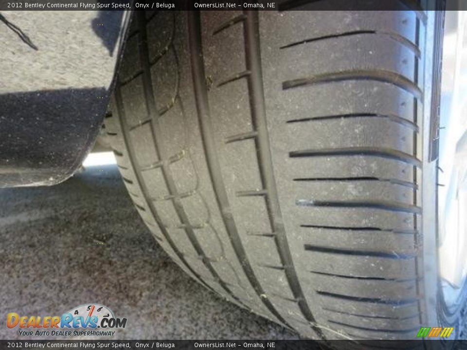 2012 Bentley Continental Flying Spur Speed Onyx / Beluga Photo #17