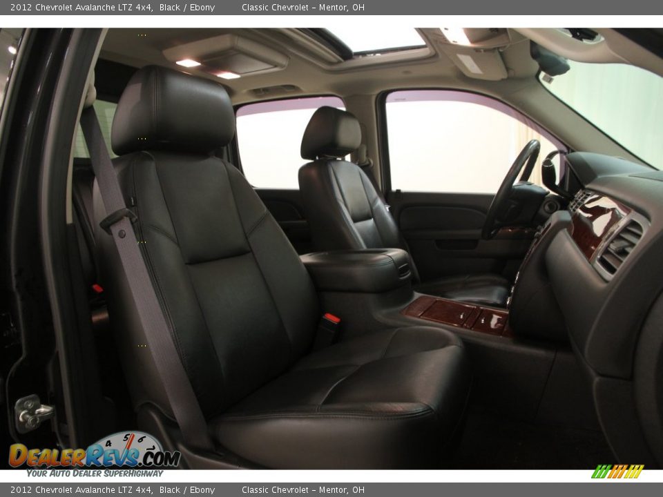 2012 Chevrolet Avalanche LTZ 4x4 Black / Ebony Photo #11