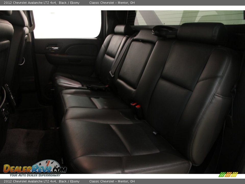 2012 Chevrolet Avalanche LTZ 4x4 Black / Ebony Photo #12