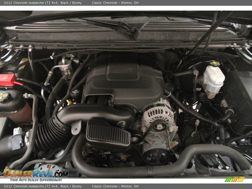 2012 Chevrolet Avalanche LTZ 4x4 Black / Ebony Photo #14