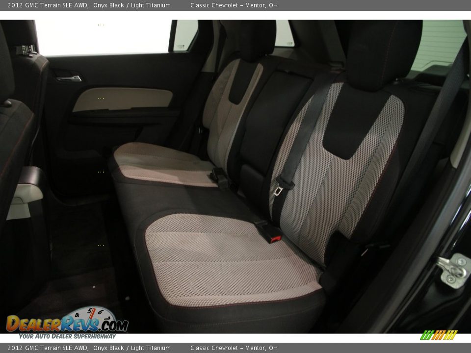 2012 GMC Terrain SLE AWD Onyx Black / Light Titanium Photo #12
