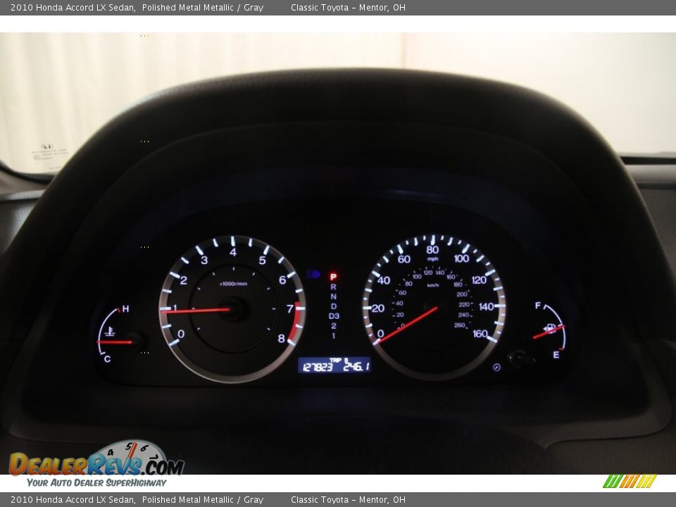 2010 Honda Accord LX Sedan Polished Metal Metallic / Gray Photo #7