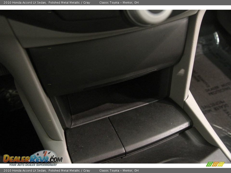 2010 Honda Accord LX Sedan Polished Metal Metallic / Gray Photo #9