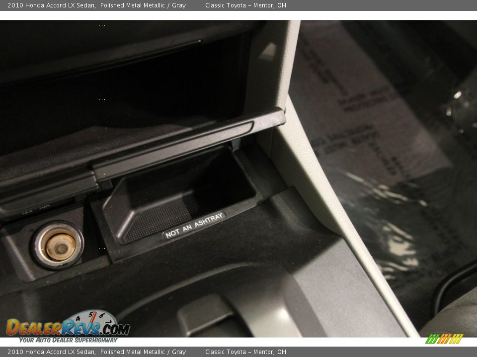 2010 Honda Accord LX Sedan Polished Metal Metallic / Gray Photo #10