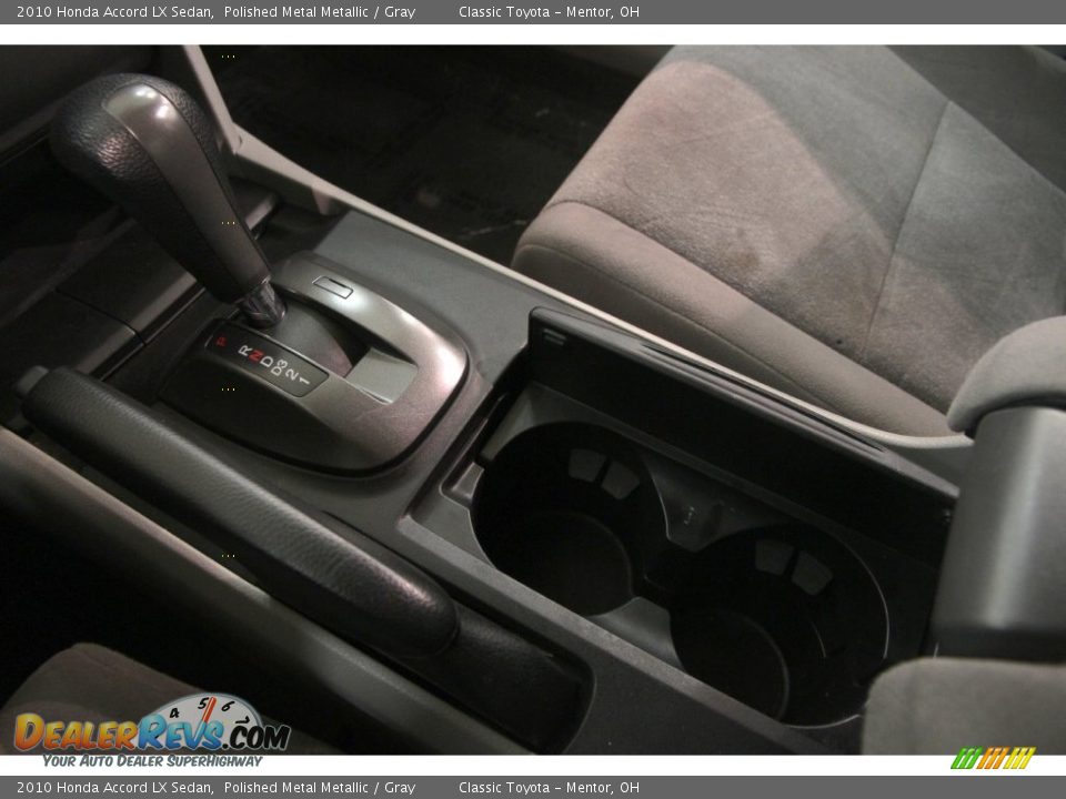 2010 Honda Accord LX Sedan Polished Metal Metallic / Gray Photo #12