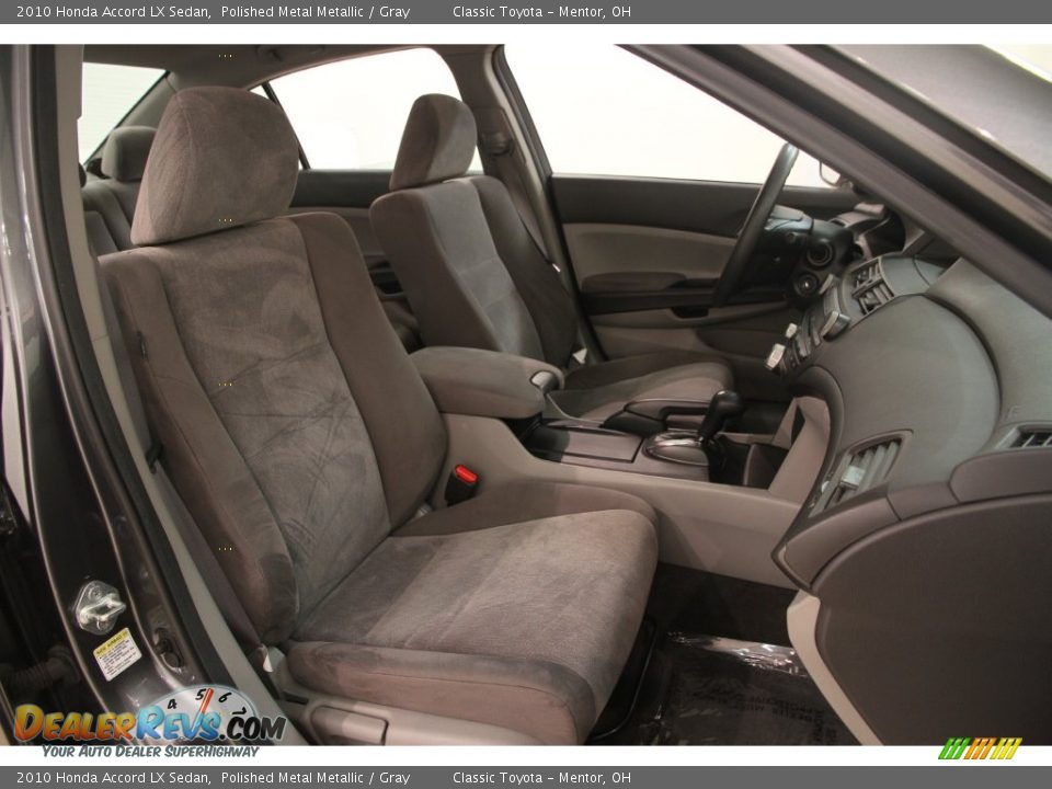 2010 Honda Accord LX Sedan Polished Metal Metallic / Gray Photo #13