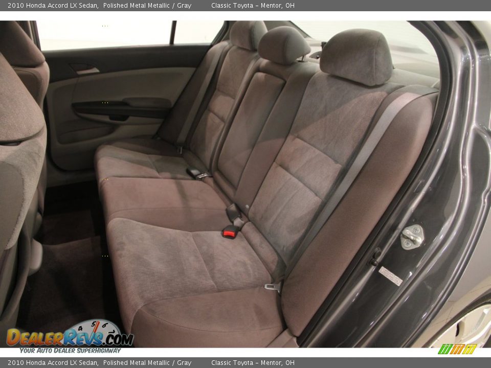 2010 Honda Accord LX Sedan Polished Metal Metallic / Gray Photo #15