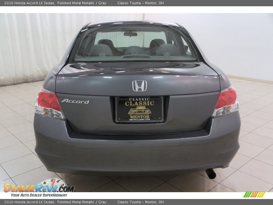 2010 Honda Accord LX Sedan Polished Metal Metallic / Gray Photo #16