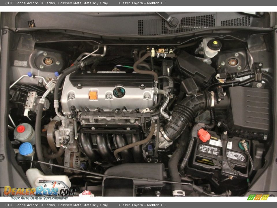 2010 Honda Accord LX Sedan Polished Metal Metallic / Gray Photo #17