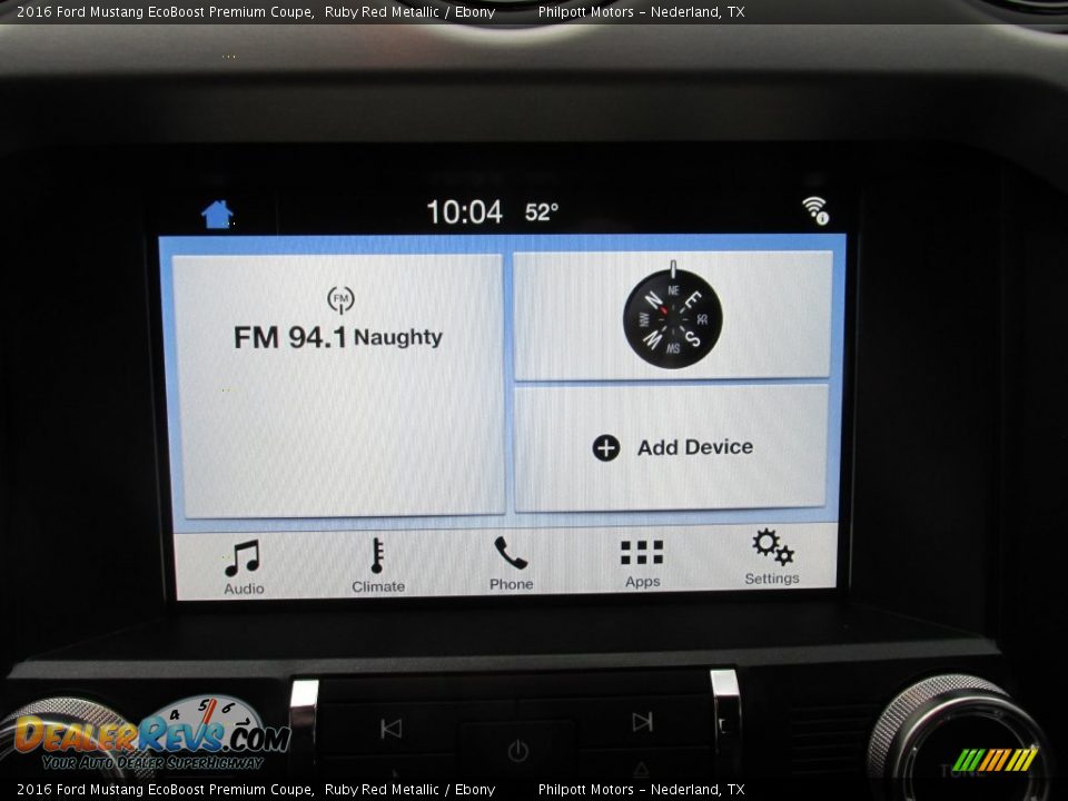 2016 Ford Mustang EcoBoost Premium Coupe Ruby Red Metallic / Ebony Photo #24