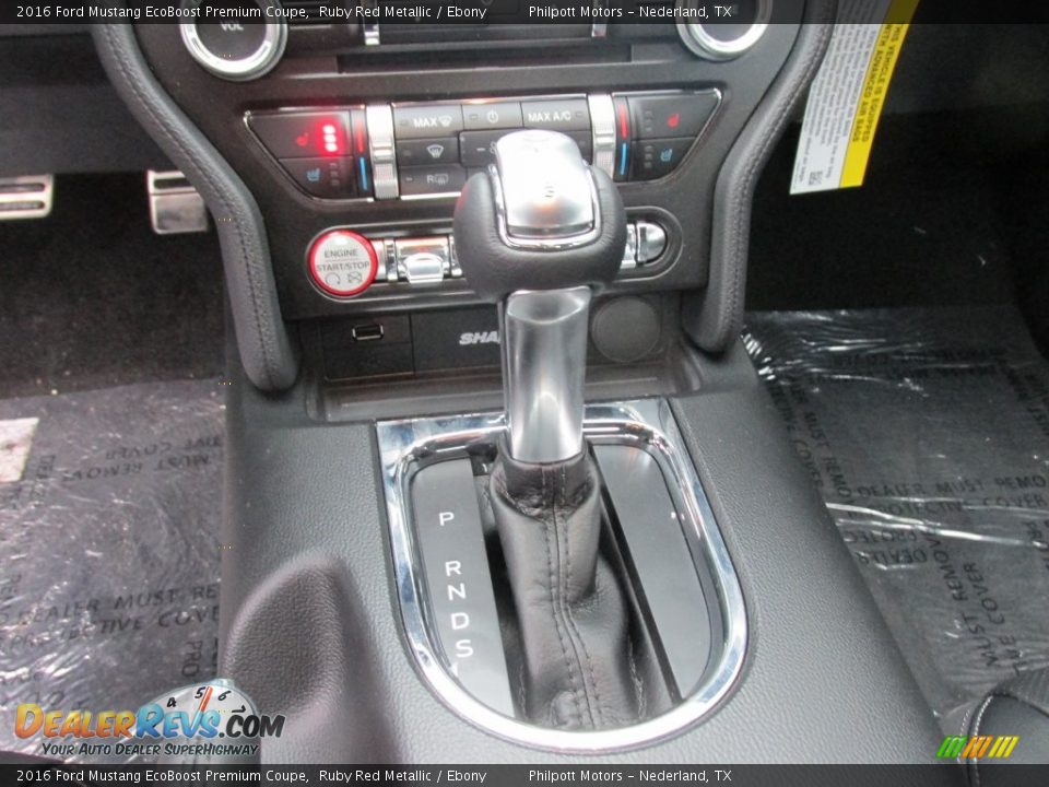 2016 Ford Mustang EcoBoost Premium Coupe Shifter Photo #26