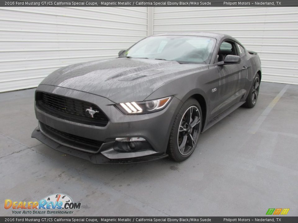 2016 Ford Mustang GT/CS California Special Coupe Magnetic Metallic / California Special Ebony Black/Miko Suede Photo #7