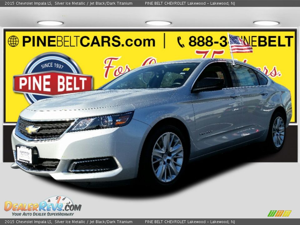 2015 Chevrolet Impala LS Silver Ice Metallic / Jet Black/Dark Titanium Photo #1
