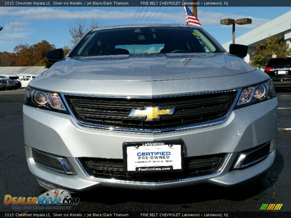 2015 Chevrolet Impala LS Silver Ice Metallic / Jet Black/Dark Titanium Photo #2