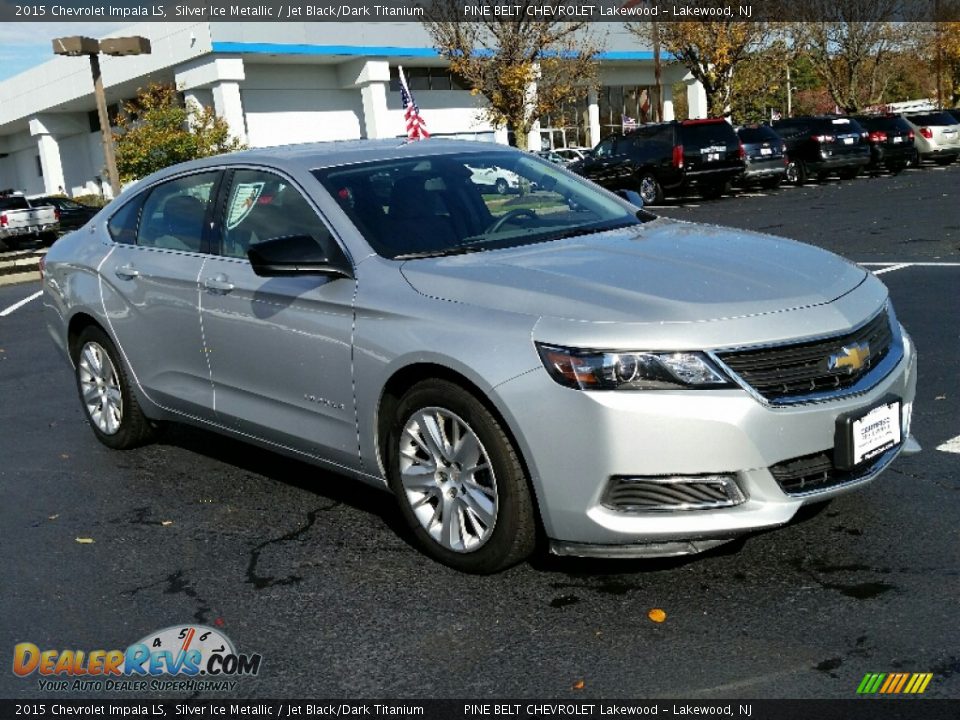 2015 Chevrolet Impala LS Silver Ice Metallic / Jet Black/Dark Titanium Photo #3