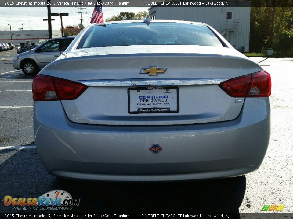 2015 Chevrolet Impala LS Silver Ice Metallic / Jet Black/Dark Titanium Photo #8
