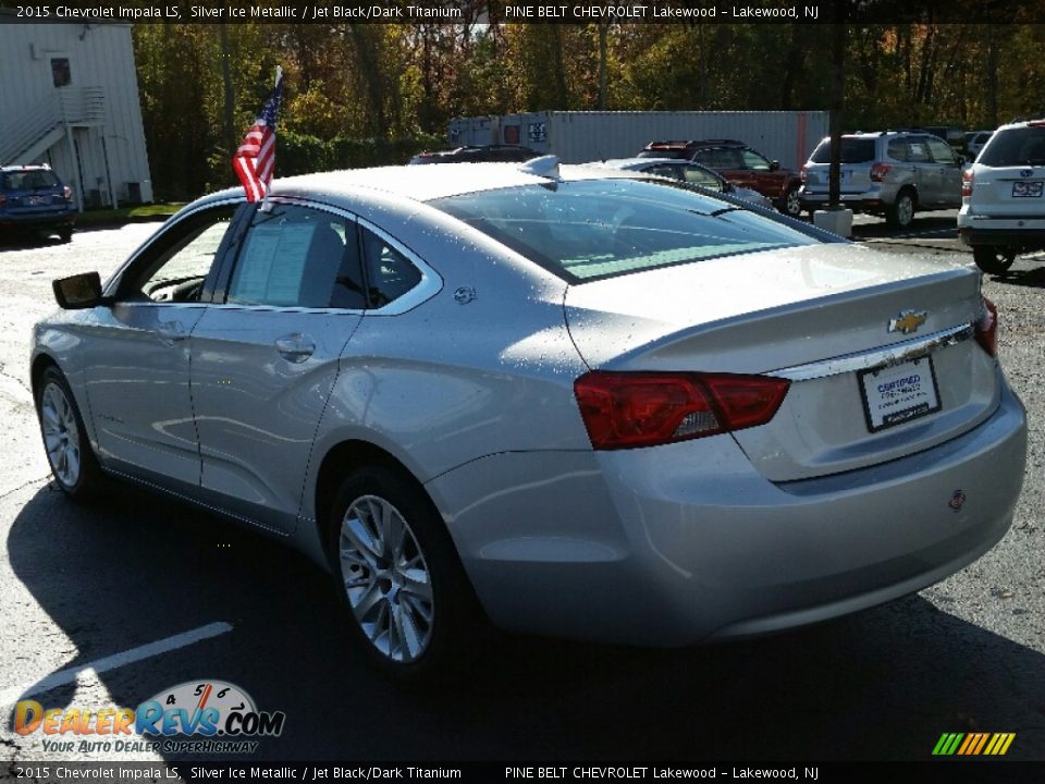 2015 Chevrolet Impala LS Silver Ice Metallic / Jet Black/Dark Titanium Photo #9