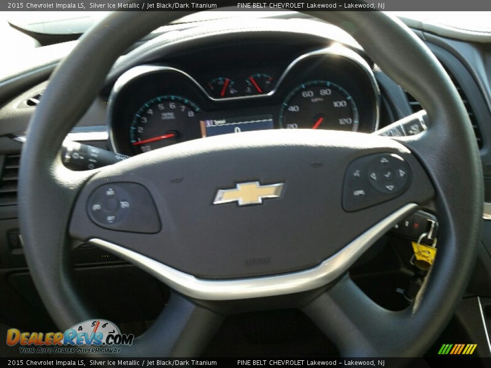 2015 Chevrolet Impala LS Silver Ice Metallic / Jet Black/Dark Titanium Photo #13
