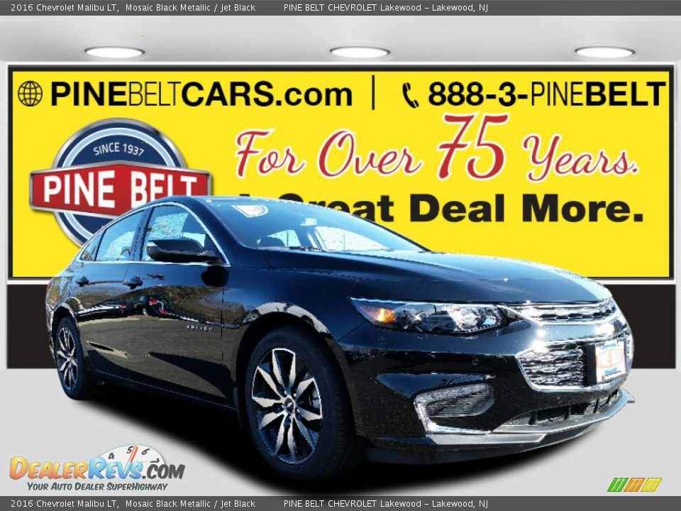2016 Chevrolet Malibu LT Mosaic Black Metallic / Jet Black Photo #1
