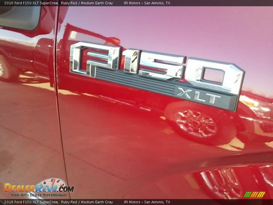 2016 Ford F150 XLT SuperCrew Ruby Red / Medium Earth Gray Photo #5