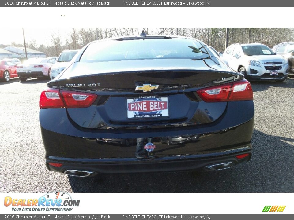 2016 Chevrolet Malibu LT Mosaic Black Metallic / Jet Black Photo #5