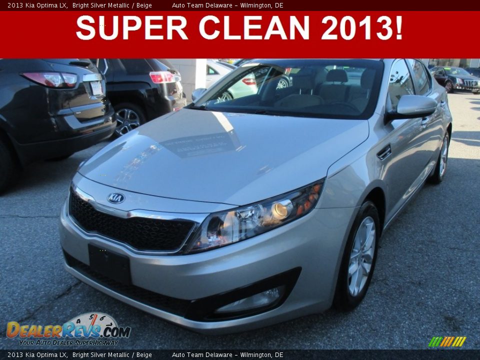 2013 Kia Optima LX Bright Silver Metallic / Beige Photo #1
