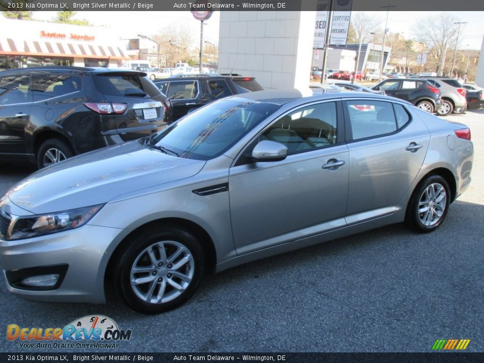 2013 Kia Optima LX Bright Silver Metallic / Beige Photo #2