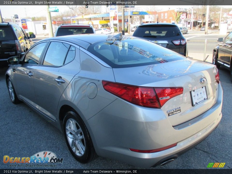 2013 Kia Optima LX Bright Silver Metallic / Beige Photo #3