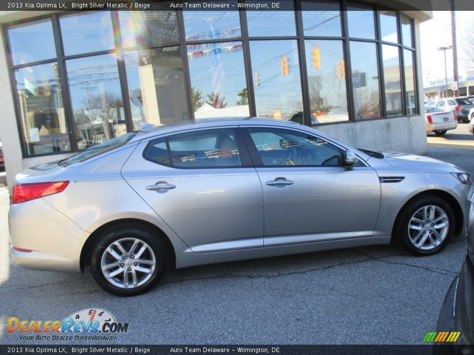 2013 Kia Optima LX Bright Silver Metallic / Beige Photo #6