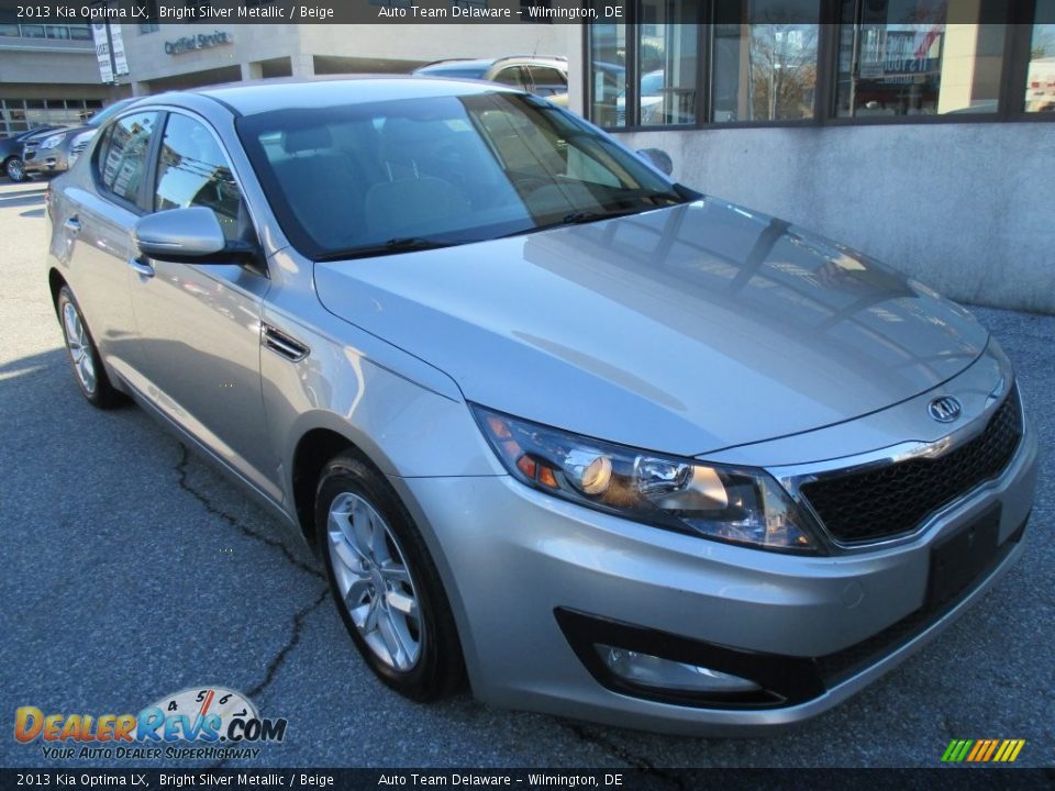 2013 Kia Optima LX Bright Silver Metallic / Beige Photo #7