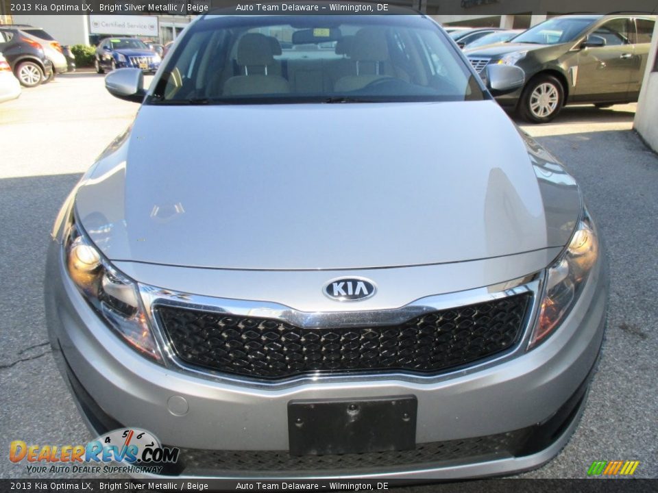2013 Kia Optima LX Bright Silver Metallic / Beige Photo #8