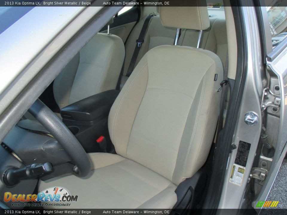 2013 Kia Optima LX Bright Silver Metallic / Beige Photo #10