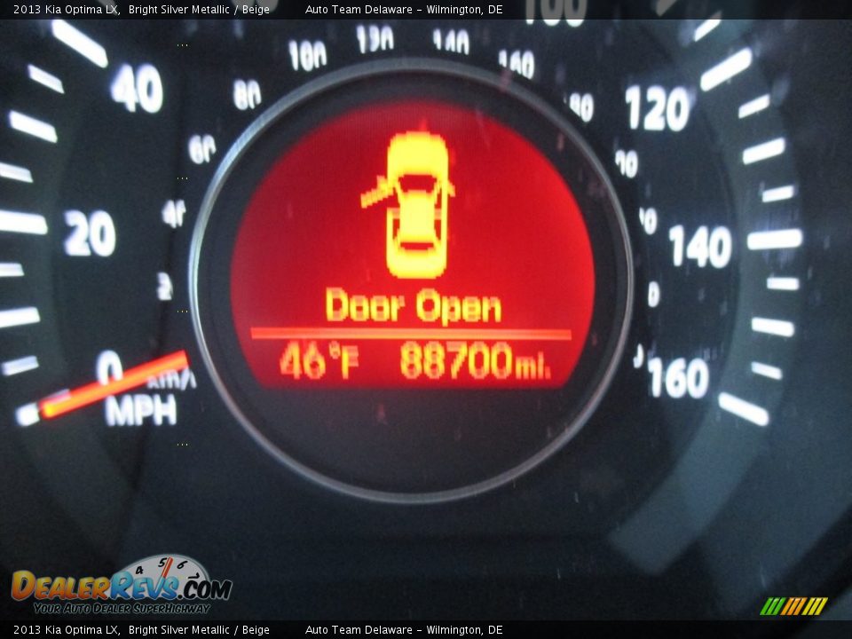 2013 Kia Optima LX Bright Silver Metallic / Beige Photo #12