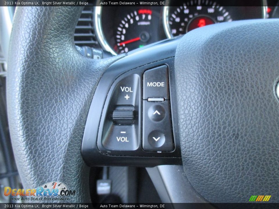 2013 Kia Optima LX Bright Silver Metallic / Beige Photo #13