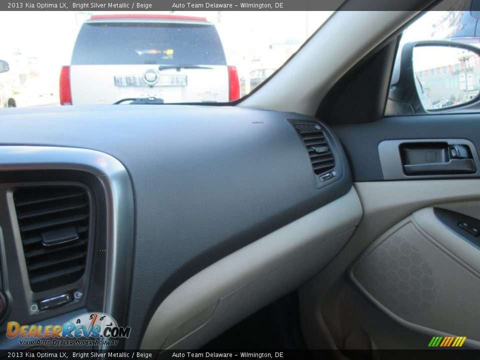 2013 Kia Optima LX Bright Silver Metallic / Beige Photo #17