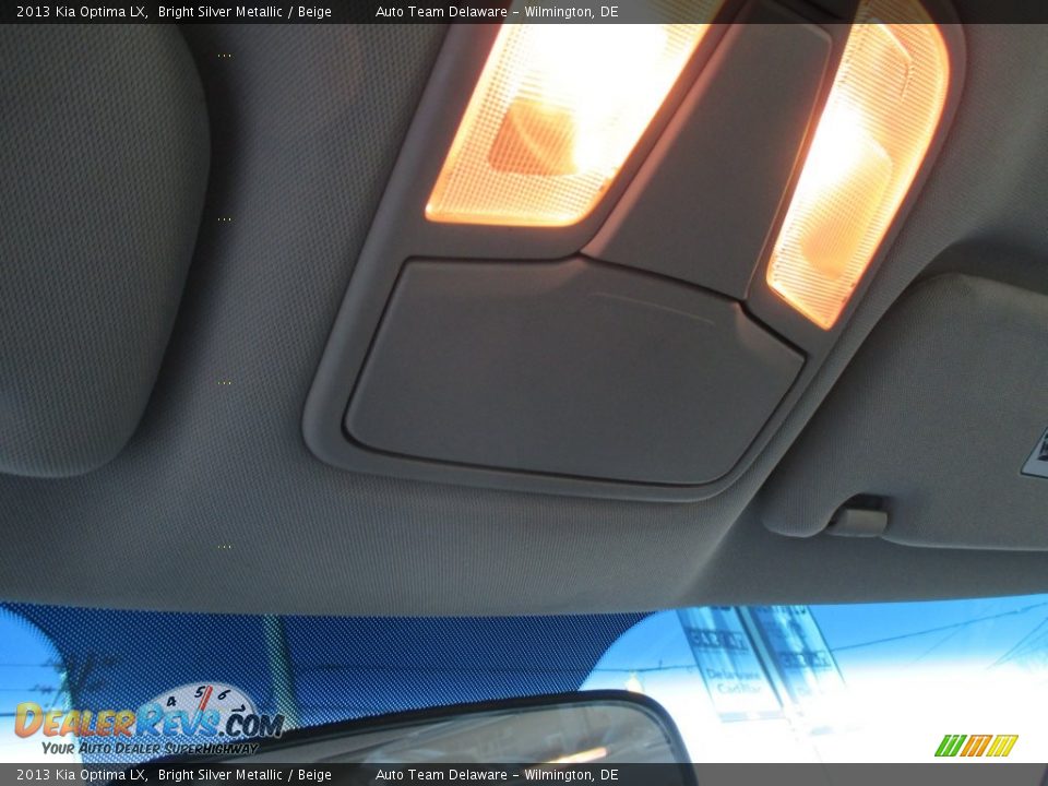 2013 Kia Optima LX Bright Silver Metallic / Beige Photo #19