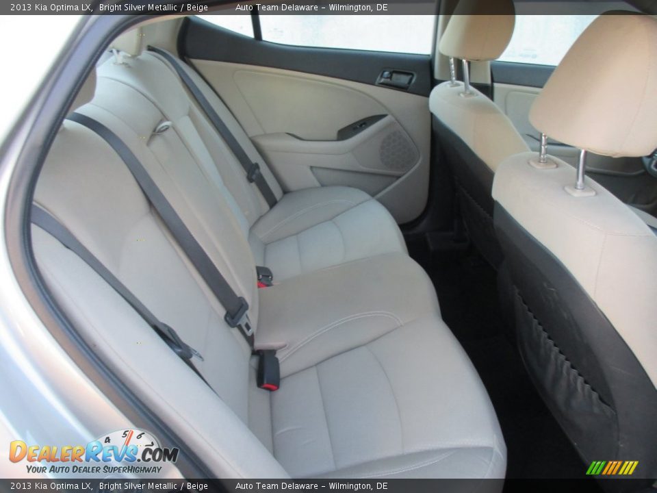 2013 Kia Optima LX Bright Silver Metallic / Beige Photo #22
