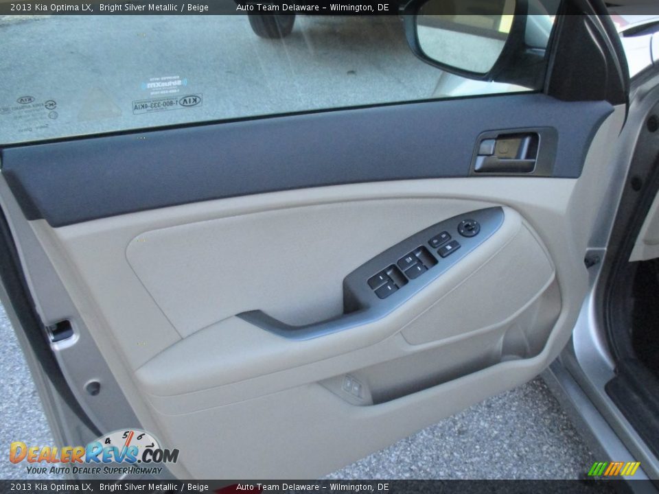 2013 Kia Optima LX Bright Silver Metallic / Beige Photo #26