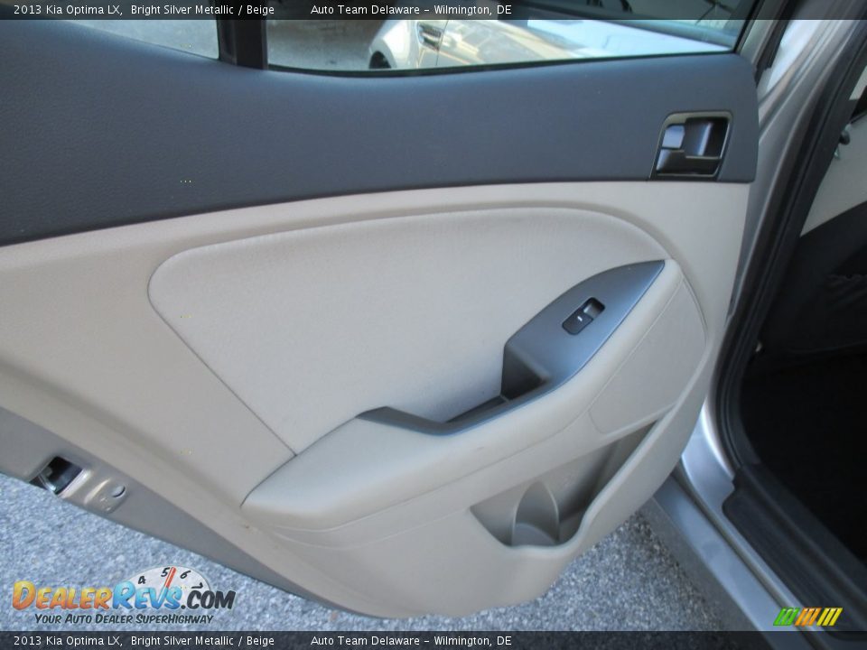 2013 Kia Optima LX Bright Silver Metallic / Beige Photo #27