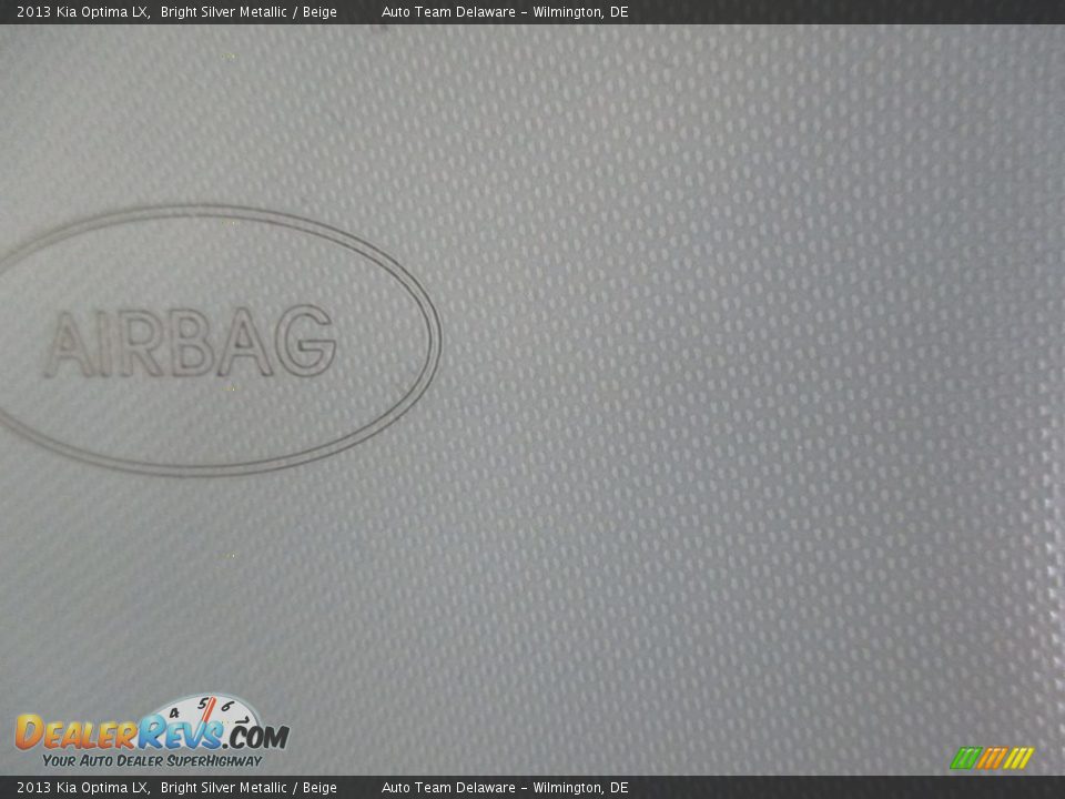 2013 Kia Optima LX Bright Silver Metallic / Beige Photo #31